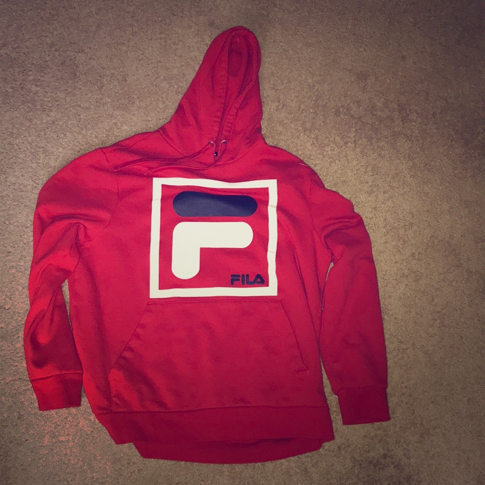 FILA red hoodie